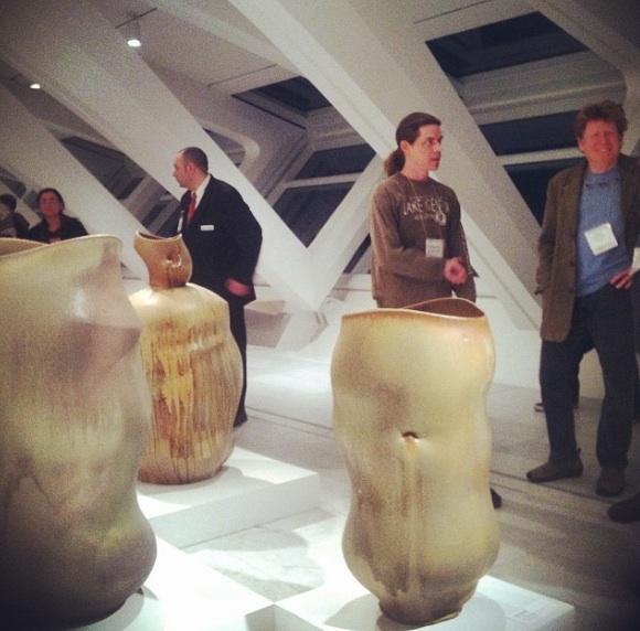 Chris Gustin, Milwaukee Art Museum, Joel Cherrico Pottery, 2014