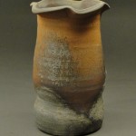 Wood Fired Stoneware Pottery Vases, natural ash glaze 3