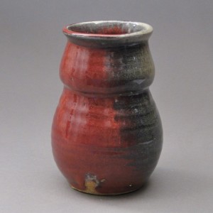 Copper-Red-Pottery-Copper-Red-Vase-Gold-Repair-Pottery-S-Crack-Joel-Cherrico-Pottery-2013-Image2